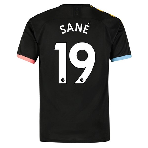 Maillot Football Manchester City NO.19 Sane Exterieur 2019-20 Noir